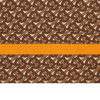 BRIGHT ORANGE Carré de soie Monogram