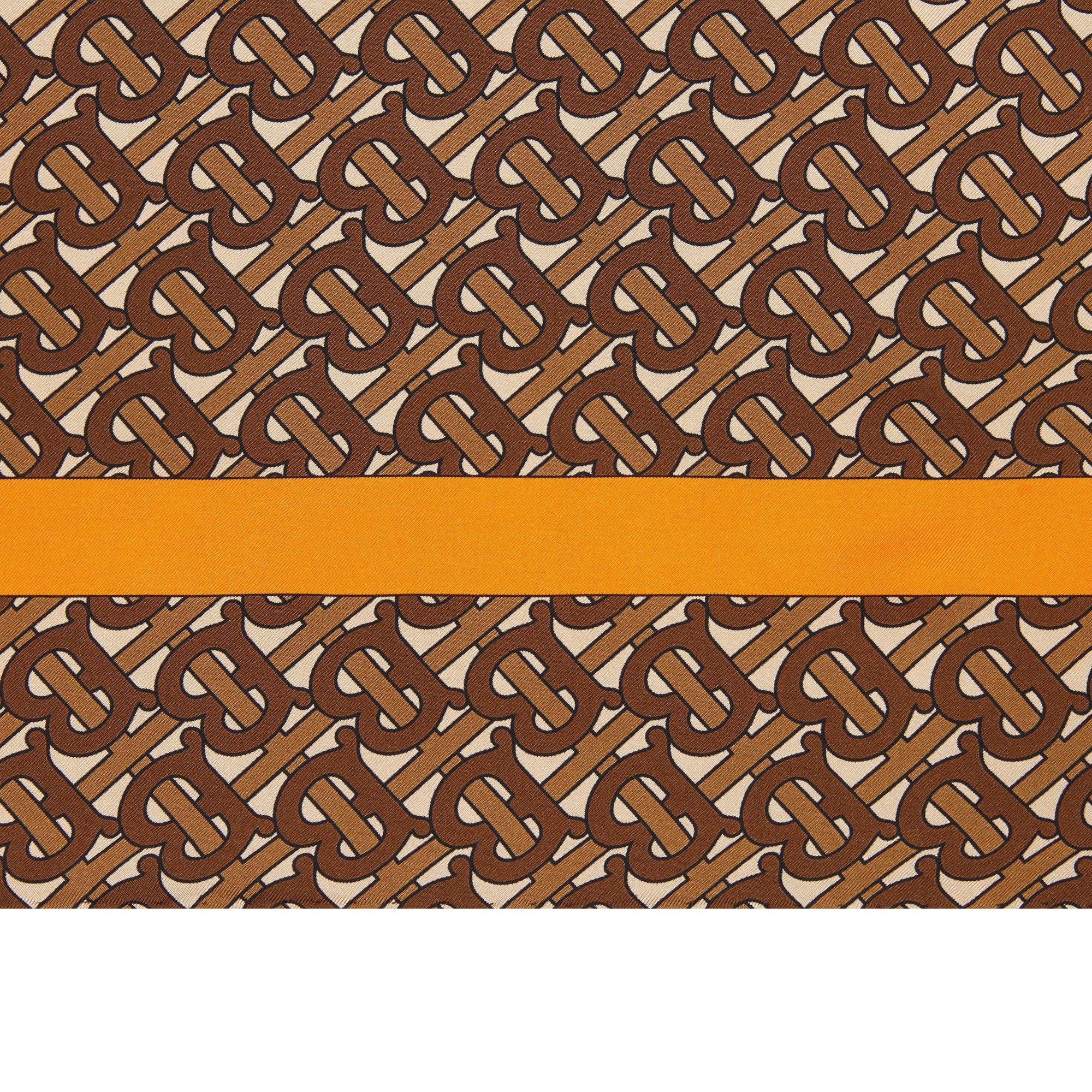 BRIGHT ORANGE Carré de soie Monogram