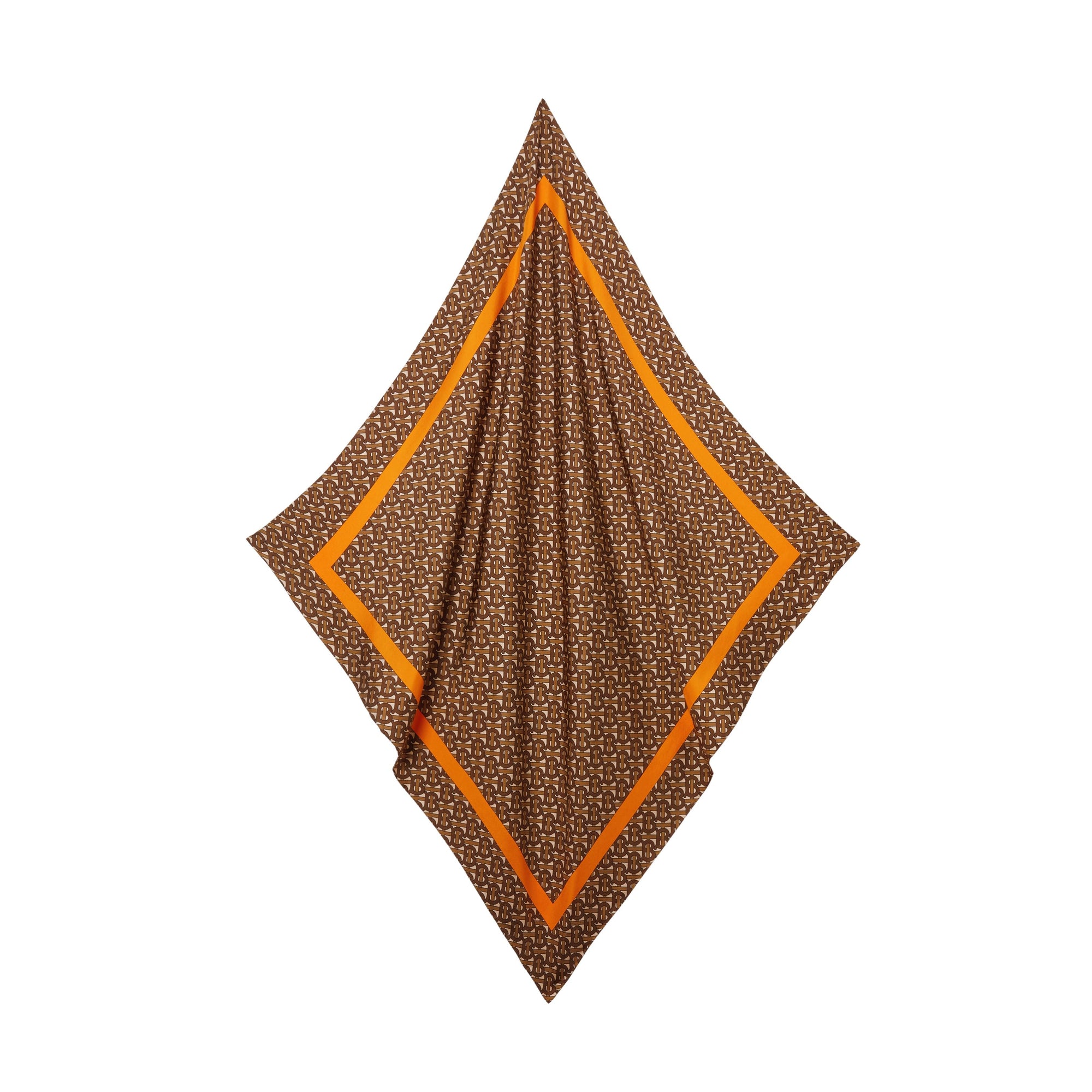 BRIGHT ORANGE Carré de soie Monogram