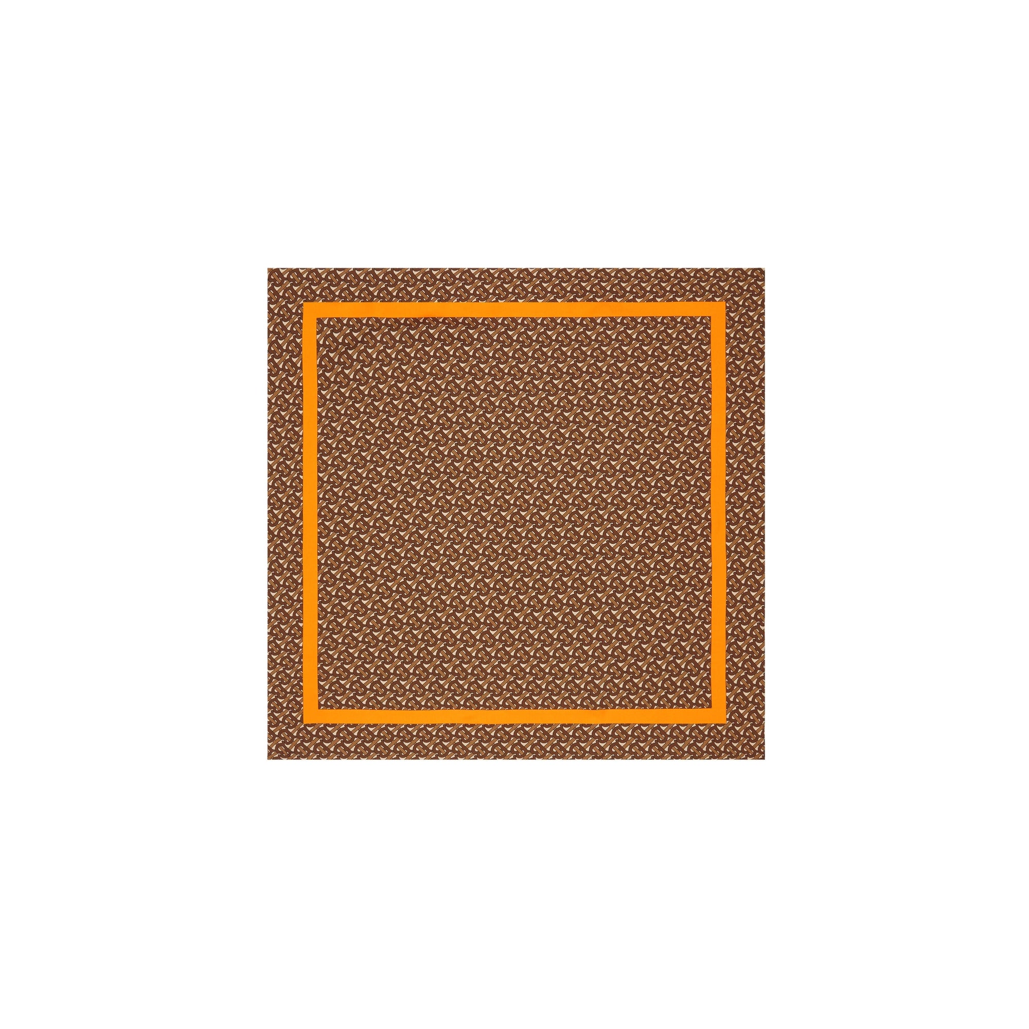 BRIGHT ORANGE Carré de soie Monogram