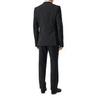 Veste de costume en laine et mohair avec ornements - Noir