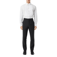BLACK Pantalon de costume classique en mohair et laine avec ornements