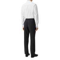 BLACK Pantalon de costume classique en mohair et laine avec ornements