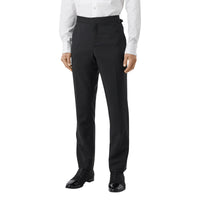 BLACK Pantalon de costume classique en mohair et laine avec ornements
