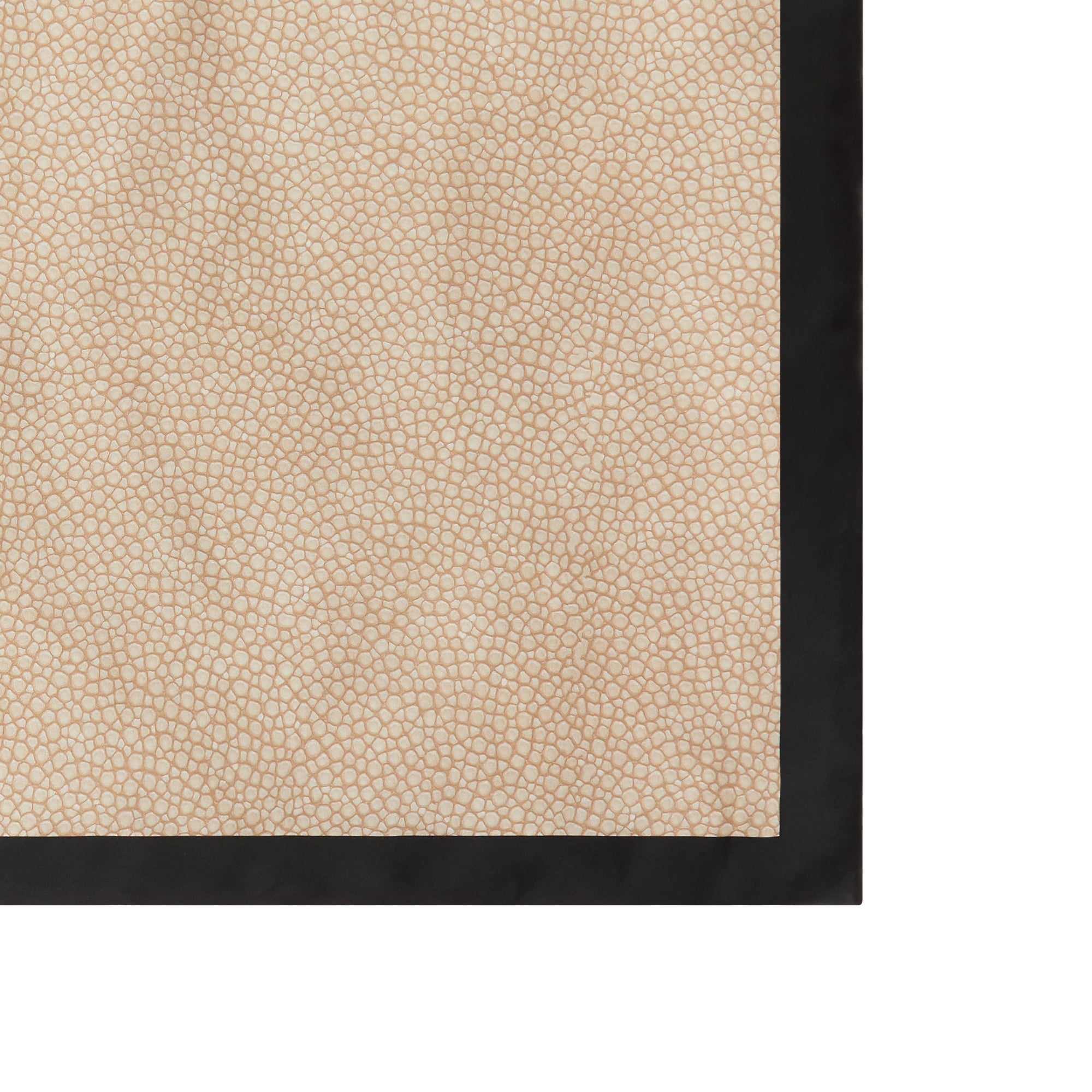 Couverture en satin de soie à imprimé écaille de poisson monogram - Brun bride