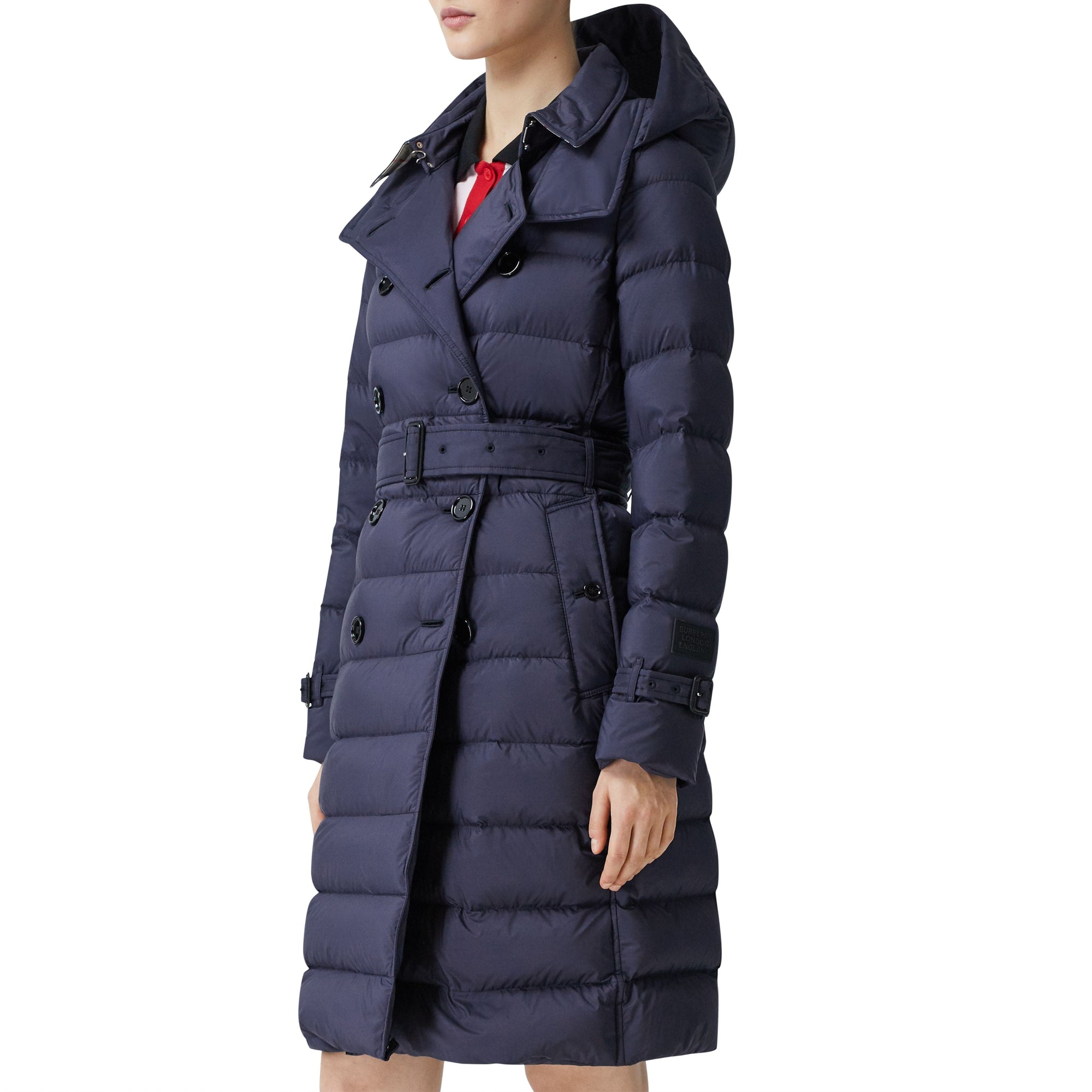 NAVY Manteau rembourré avec capuche amovible