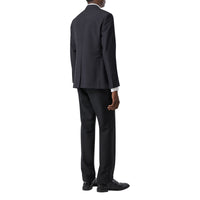 Veste de costume slim en laine et mohair monogram - Marine