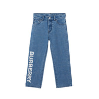 Jean en denim japonais avec logo - Indigo