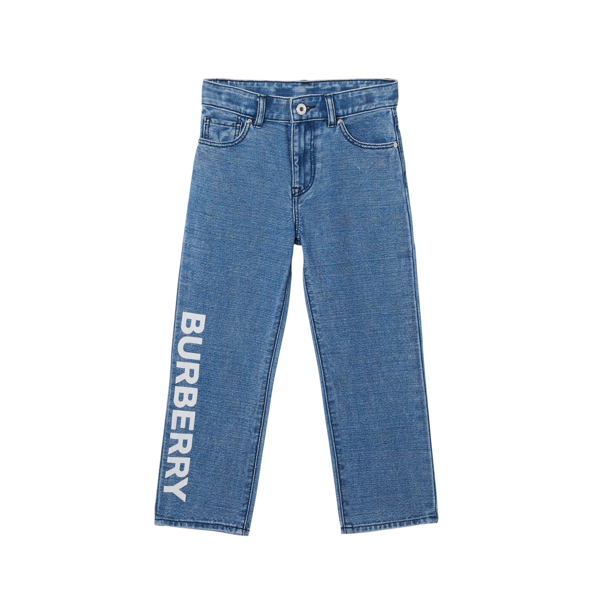 Jean en denim japonais avec logo - Indigo