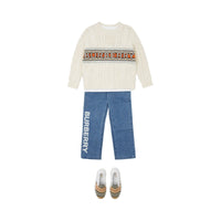 Jean en denim japonais avec logo - Indigo