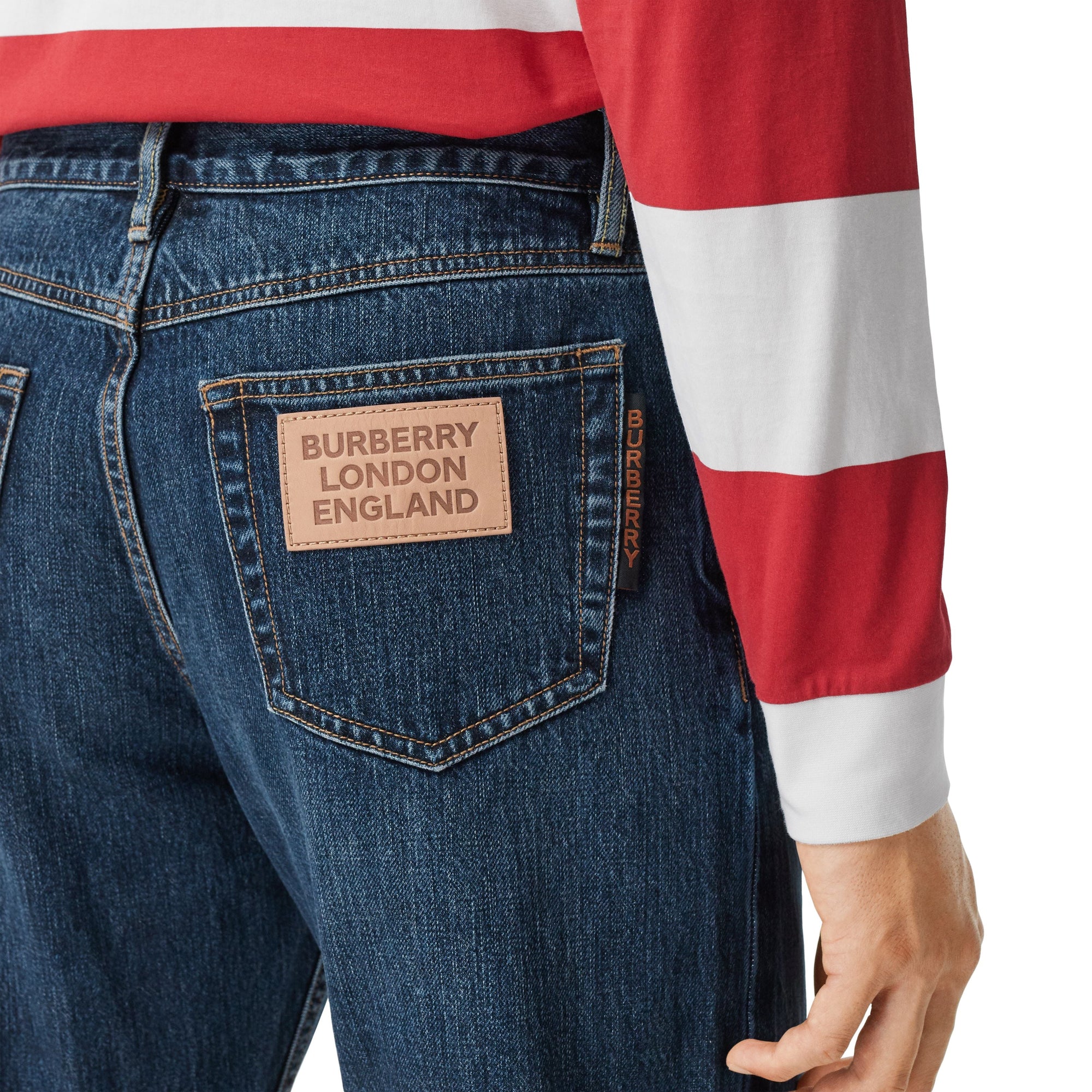 DARK INDIGO Jean droit en denim selvedge japonais