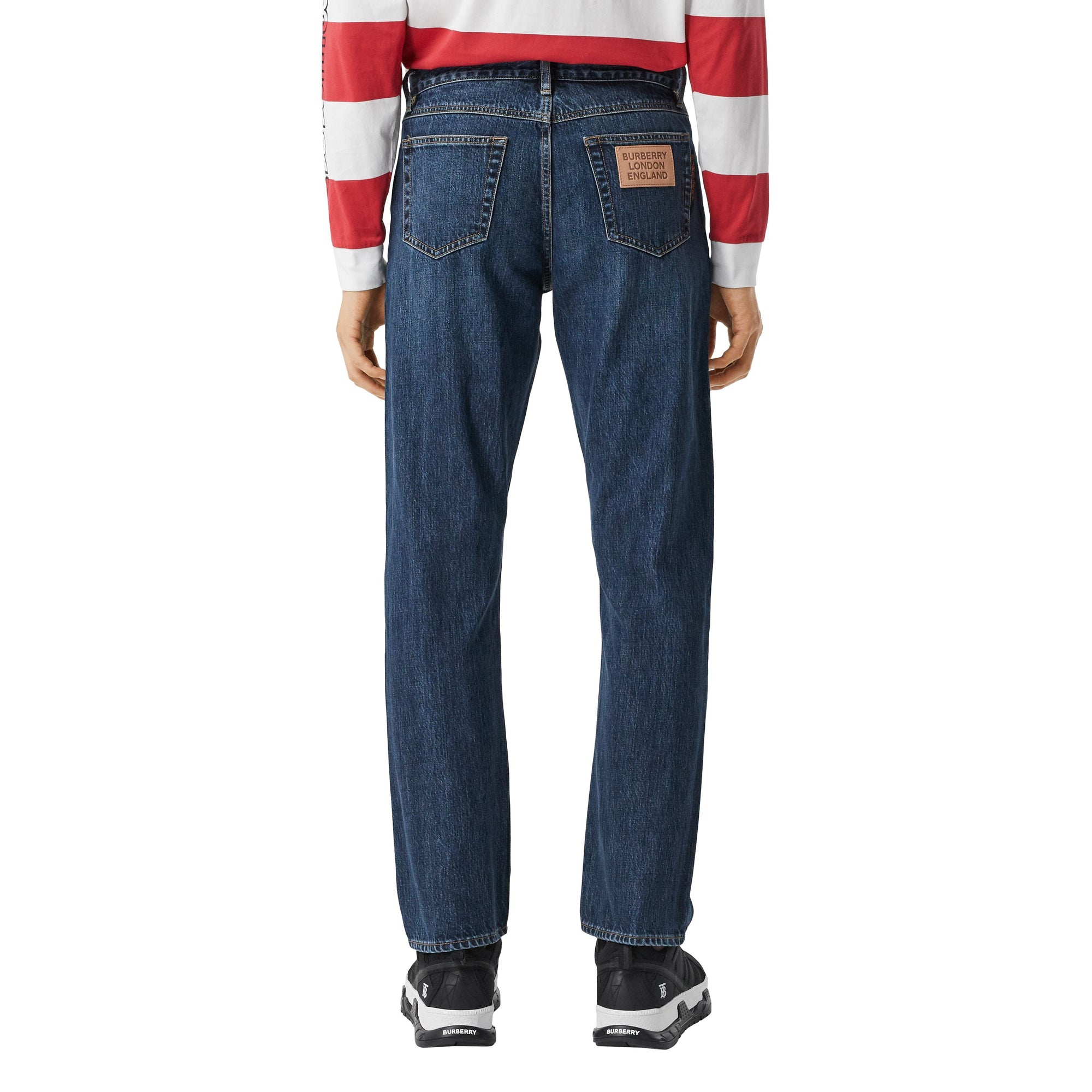 DARK INDIGO Jean droit en denim selvedge japonais