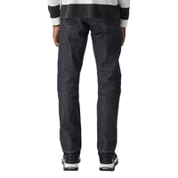 Jean droit en denim selvedge japonais brut - Indigo