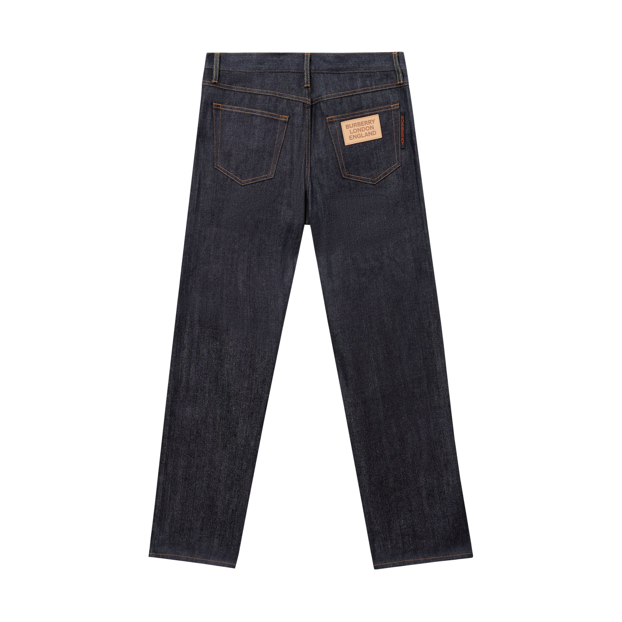 Jean droit en denim selvedge japonais brut - Indigo