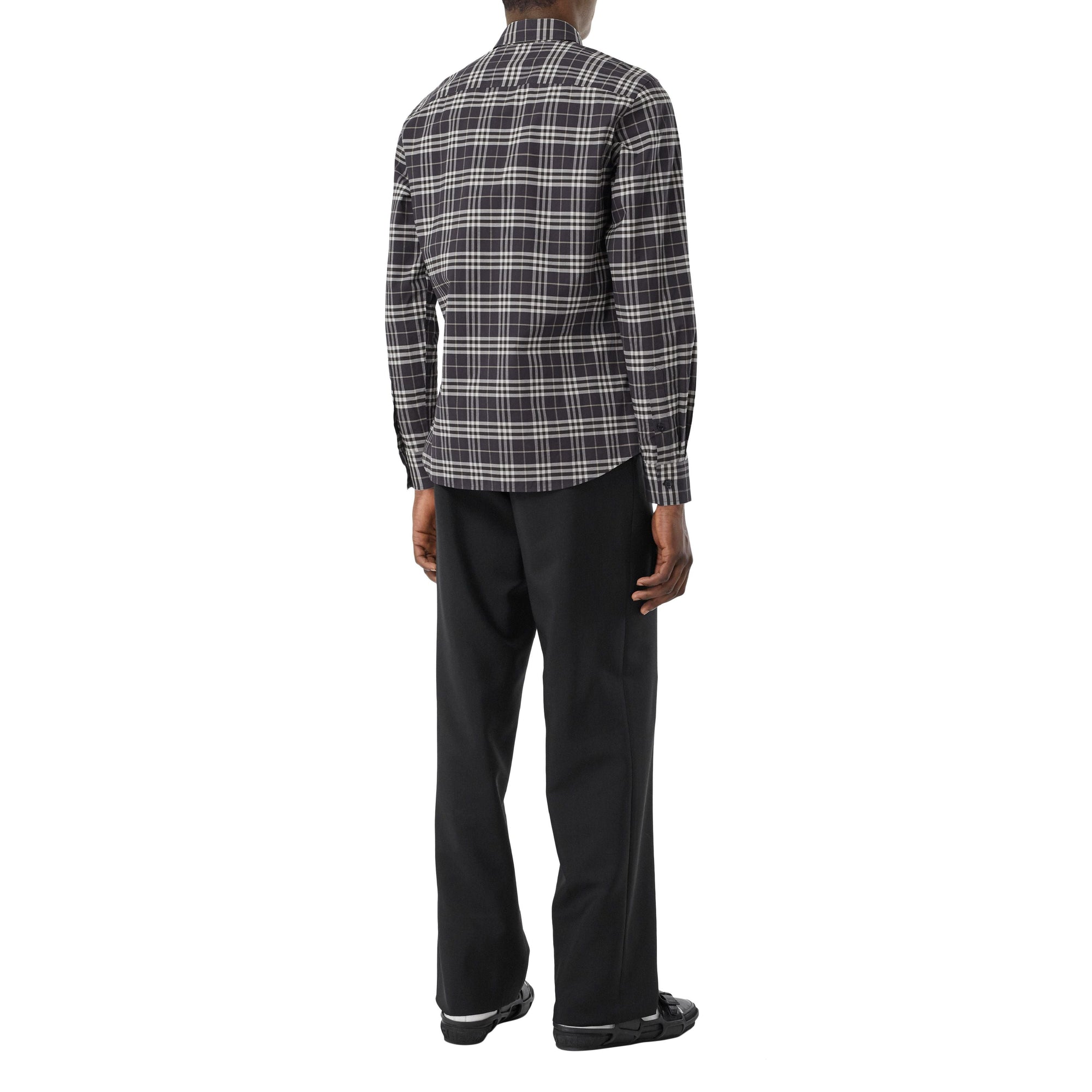 DRK REGENCY BL IP CH Chemise en coton stretch micro-check