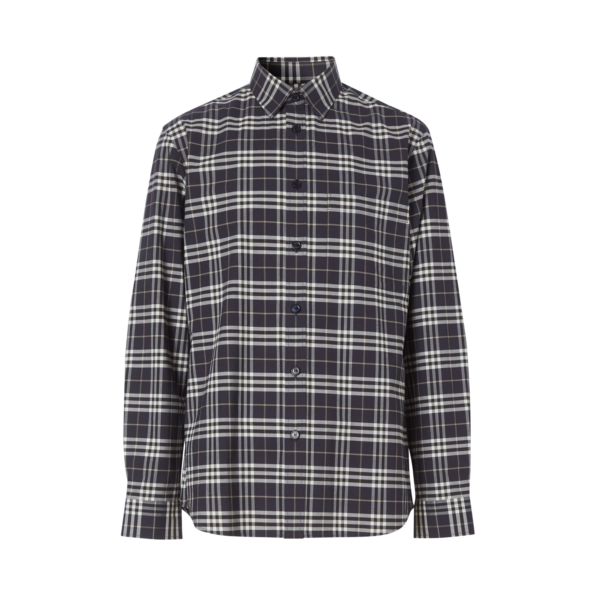 DRK REGENCY BL IP CH Chemise en coton stretch micro-check