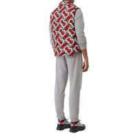 Doudoune sans manches monogram - Gris acier