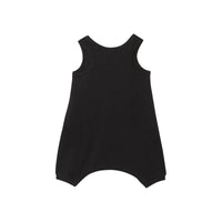 Combinaison en coton à imprimé daim - Noir