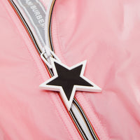 Veste légère à capuche avec logo et étoile - Rose bonbon