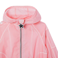 CANDY PINK Veste légère à capuche avec logo et étoile