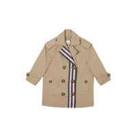 HONEY Trench en coton rayé Monogram
