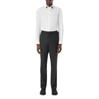 Chemise habillée oxford en coton avec cristaux - Blanc