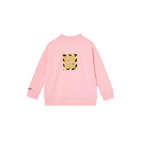 CANDY PINK Sweat-shirt en coton à imprimé daim