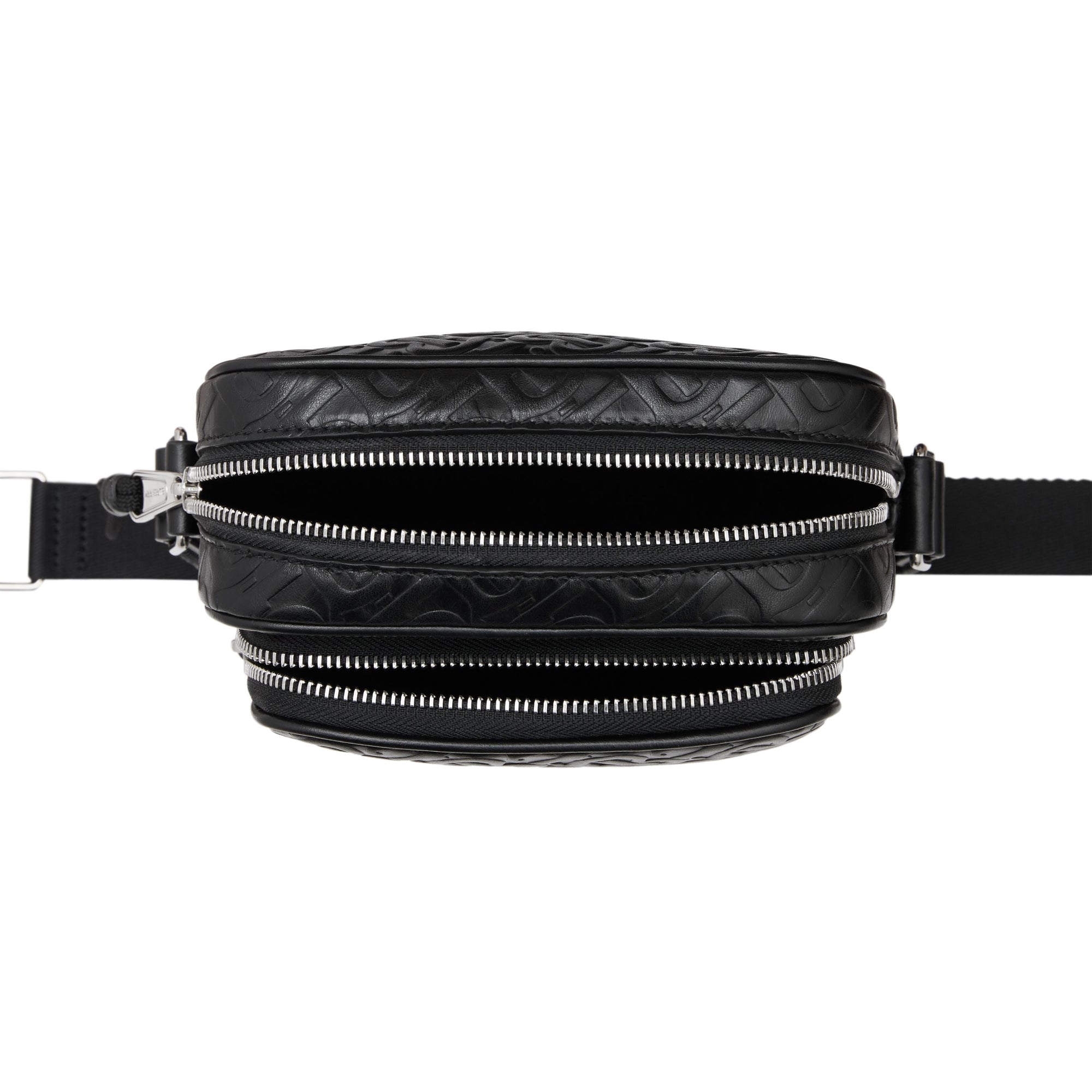 BLACK Sac à bandoulière en cuir Monogram