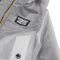 Veste légère à capuche avec logo - Transparent