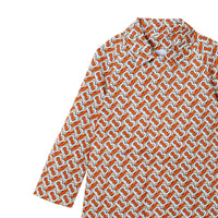 VERMILLION RED IP PT Paletot en coton Monogram