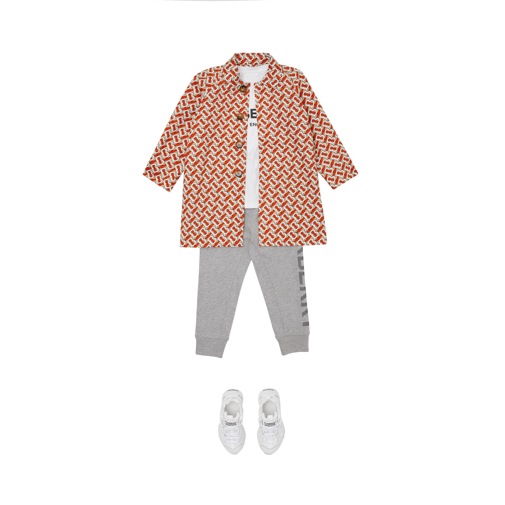 VERMILLION RED IP PT Paletot en coton Monogram