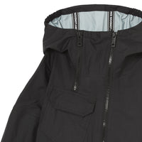 BLACK Veste légère à capuche avec coordonnées géographiques