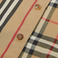 ARCHIVE BEIGE IP S Combinaison en coton avec Vintage check et rayures iconiques