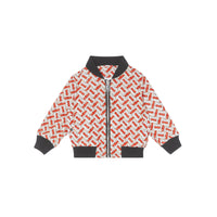 VERMILLION RED IP PT Bomber en nylon Monogram