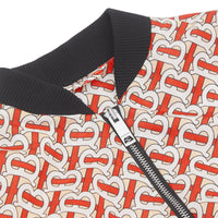 VERMILLION RED IP PT Bomber en nylon Monogram