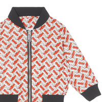 VERMILLION RED IP PT Bomber en nylon Monogram