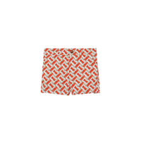 VERMILLION RED IP PT Short en popeline de coton Monogram