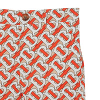 VERMILLION RED IP PT Short en popeline de coton Monogram