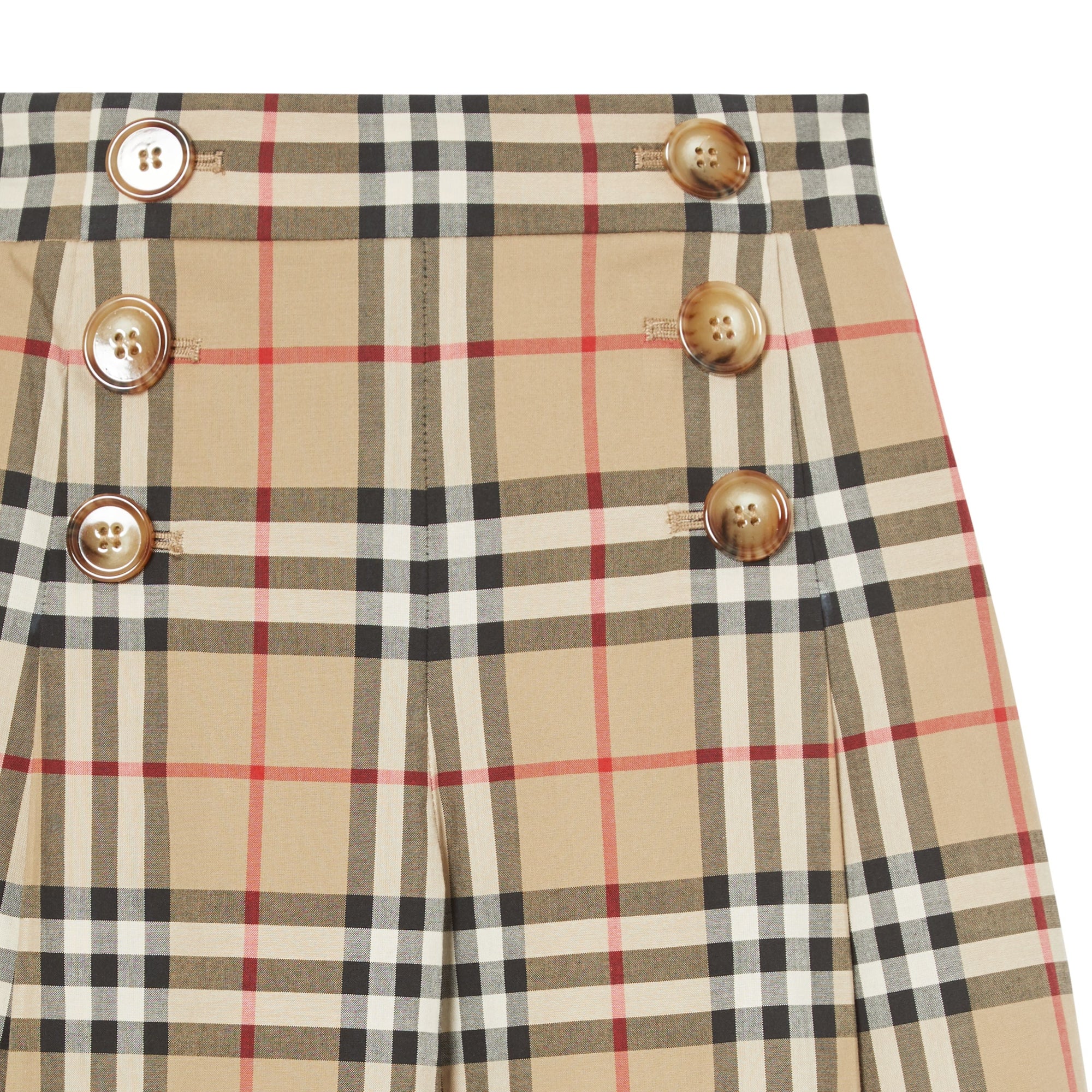 ARCHIVE BEIGE IP CHK Pantalon de marin en coton Vintage check