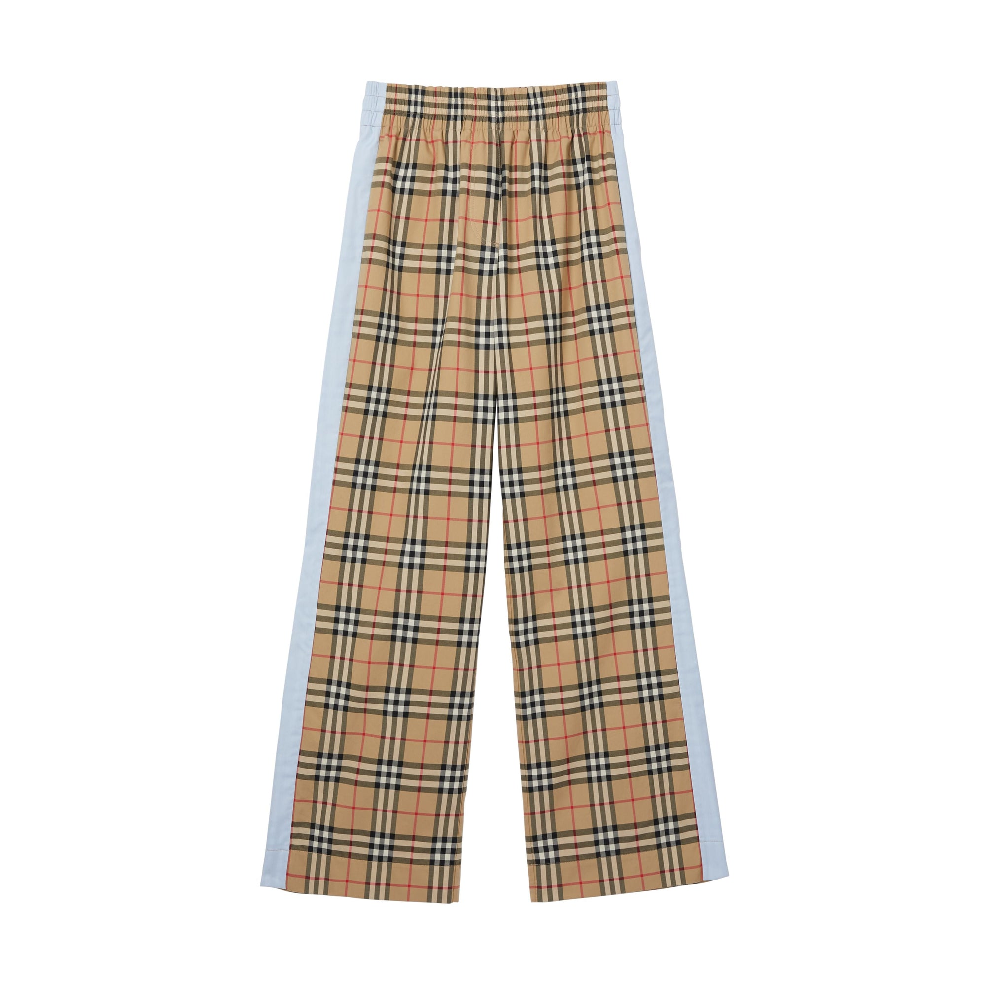 ARCHIVE BEIGE IP CHK Pantalon en coton stretch Vintage check