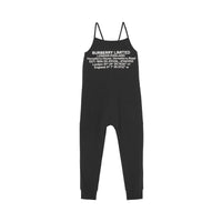 BLACK Combinaison en jersey de coton avec coordonnées géographiques