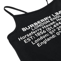 Combinaison en jersey de coton avec coordonnées géographiques - Noir