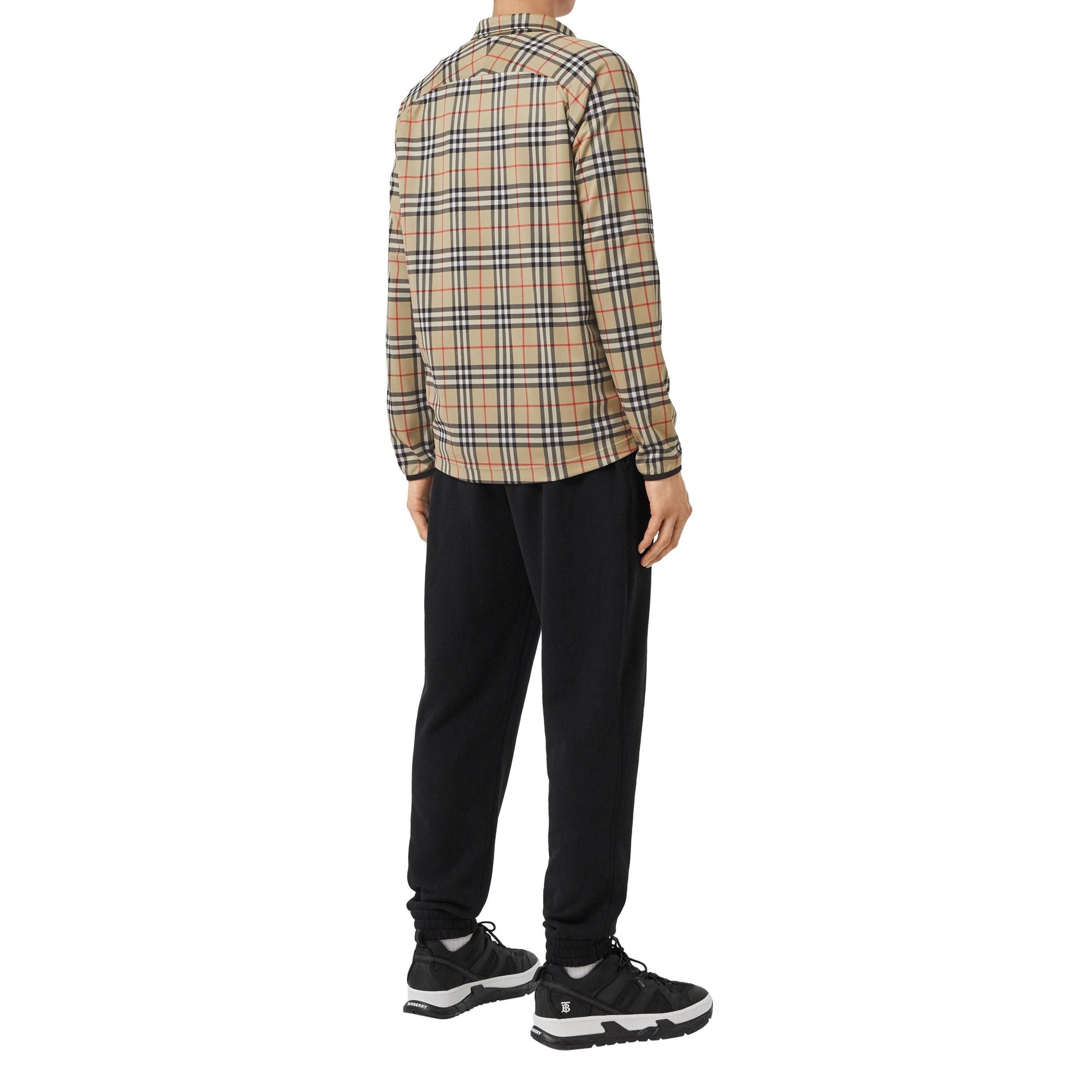 ARCHIVE BEIGE IP CHK Veste de survêtement en sergé technique Vintage Check