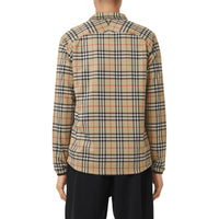 ARCHIVE BEIGE IP CHK Veste de survêtement en sergé technique Vintage Check