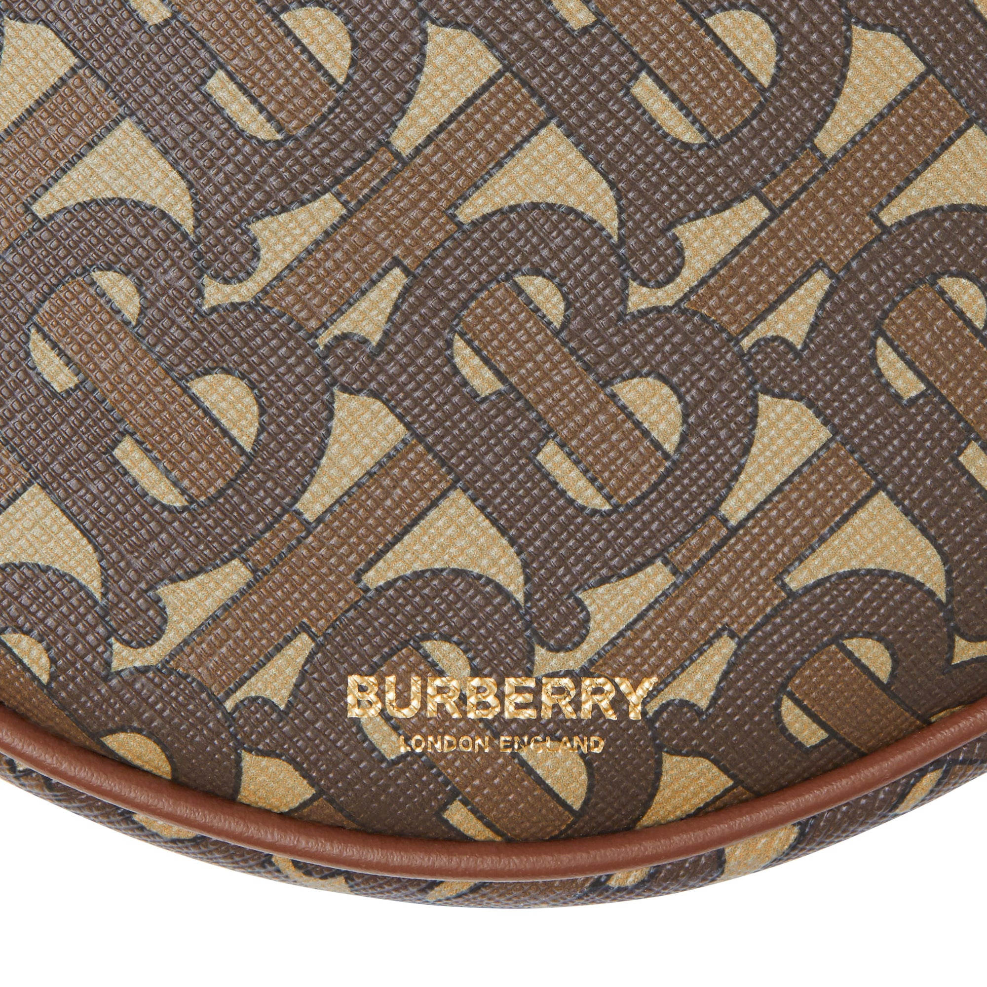Sac louise en toile écologique monogram - Brun bride