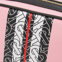 Sac caméra en econyl® rayé monogram - Rose bonbon