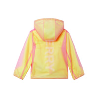 Veste légère à capuche avec logo - Rose framboise