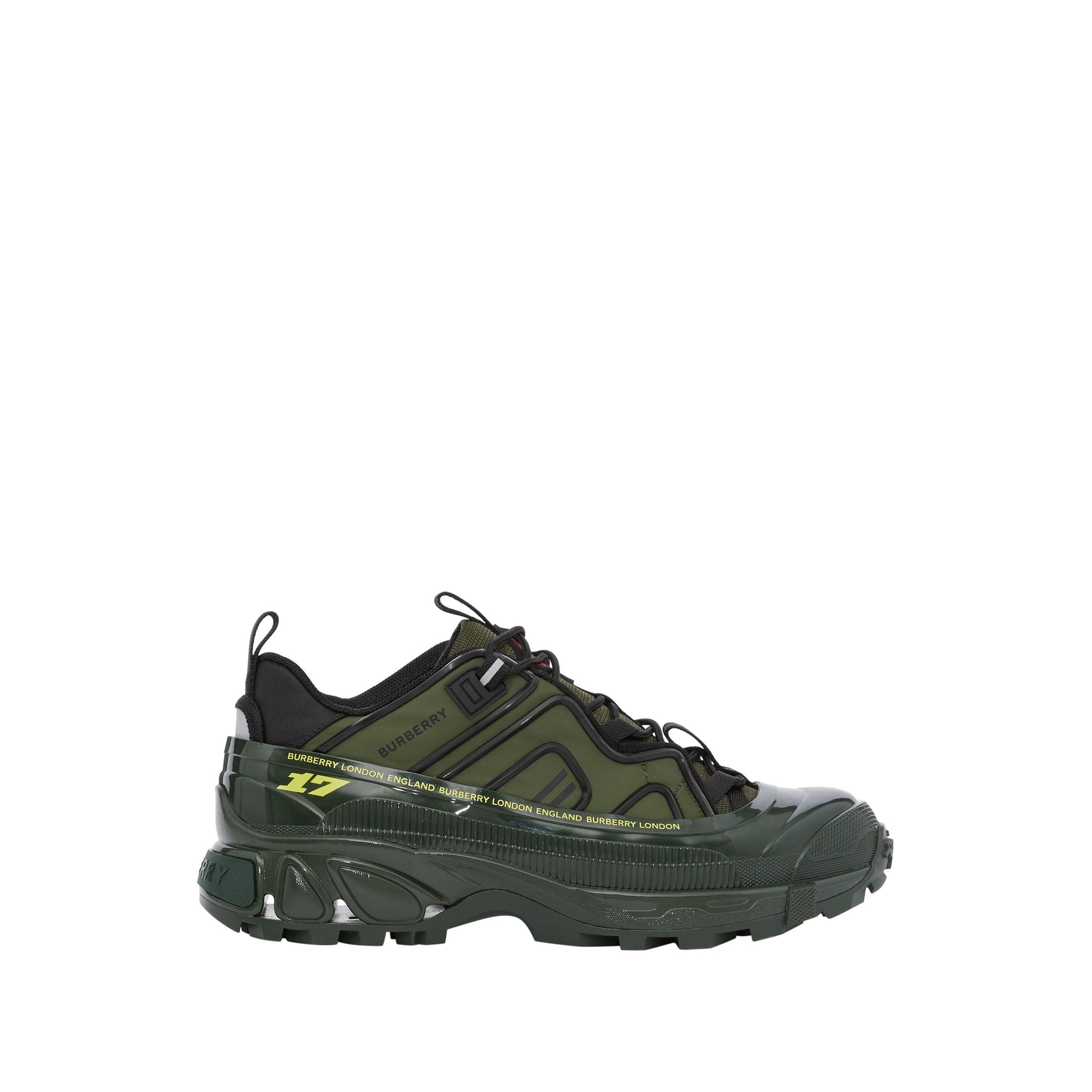 Sneakers arthur en nylon et cuir velours - Vert