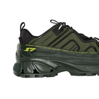 Sneakers arthur en nylon et cuir velours - Vert
