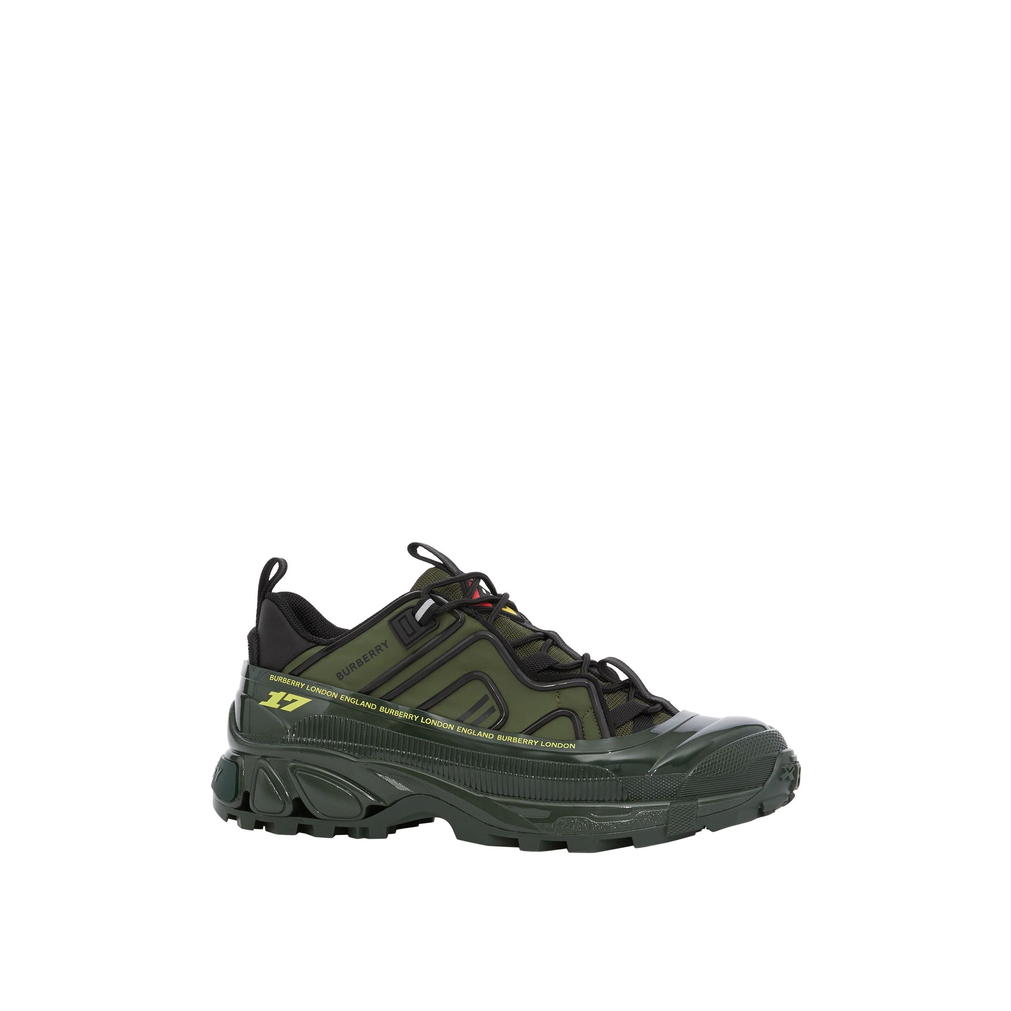 Sneakers arthur en nylon et cuir velours - Vert